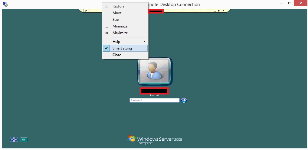 Feature Interesante – Smart Sizing para Remote Desktop en Windows 8